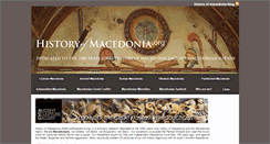 Desktop Screenshot of historyofmacedonia.org